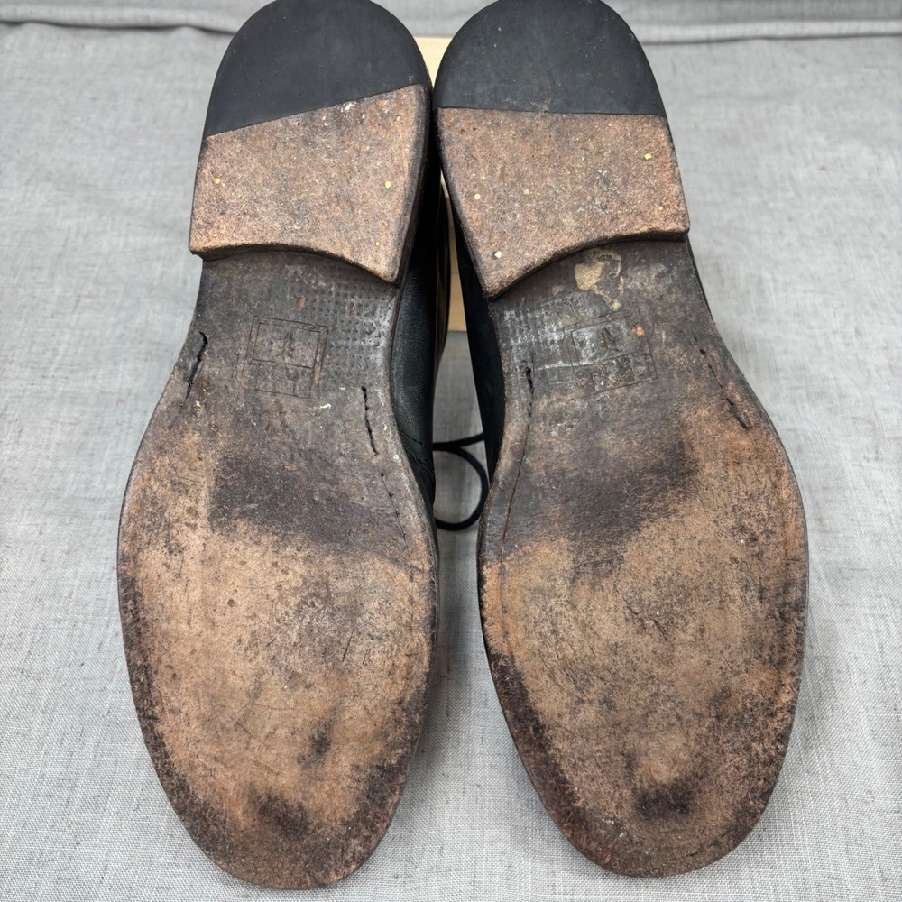 FRYE Phillip Chukka Boots‎ Black Leather Lace Up Business Shoes Men's Size 11 - Picture 10 of 13